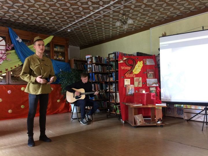 В Центральной библиотеке Лаишевского района прошел конкурс чтецов «Весна Победы»