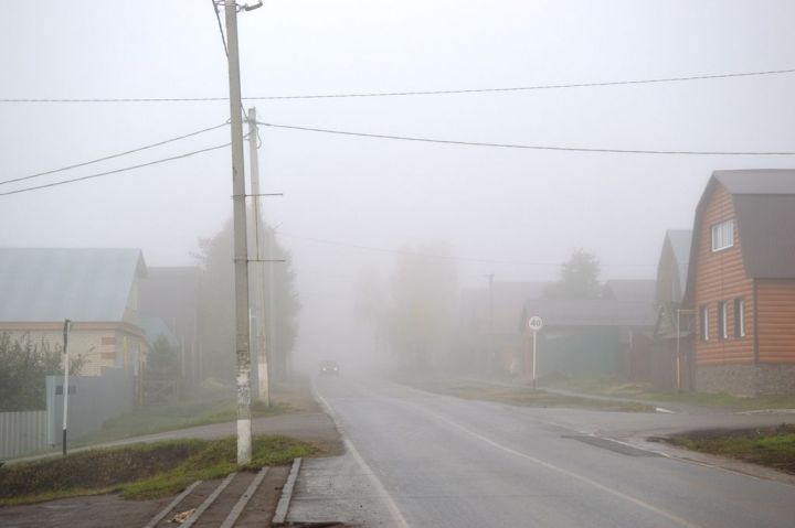 В Лаишево ожидается туман