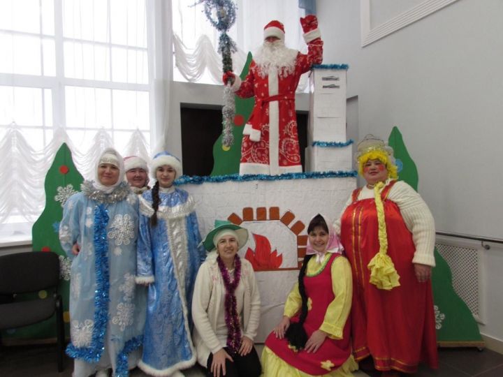 В Лаишевском районе продолжают отмечать новогодние праздники
