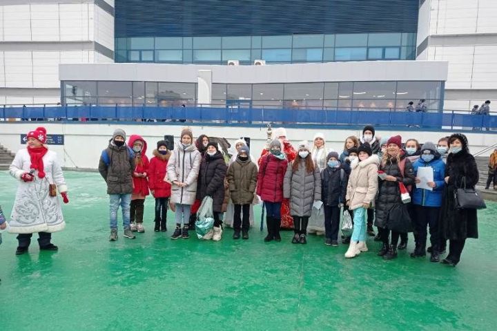 Лаишевских детей поздравил с Новым годом Президент Татарстана