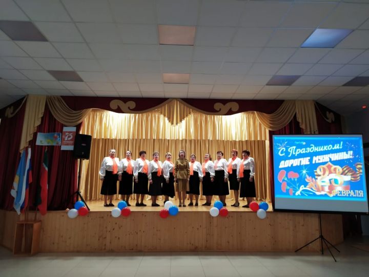 В Лаишевском районе состоялся концерт, посвященный Дню защитника Отечества