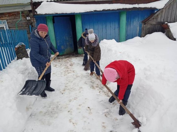 «Снежный десант» шагает по Лаишевскому району