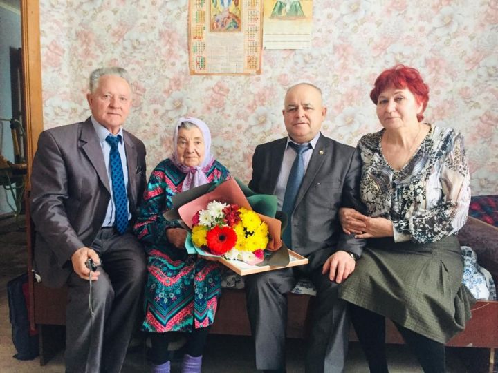 Жительница Лаишевского района отметила 90-летие
