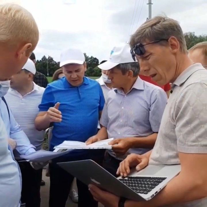 Министр СХиП Татарстана Марат Зяббаров с рабочей поездкой в Лаишевском районе