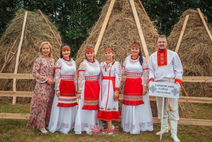 Ансамбль из Лаишевского района выступил на чувашском народном празднике