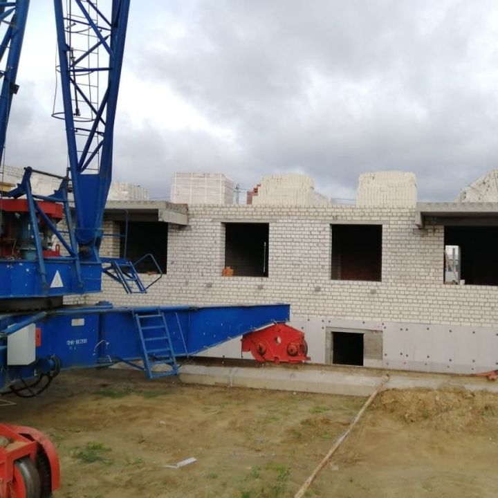 В Габишево идет строительство многоквартирного дома