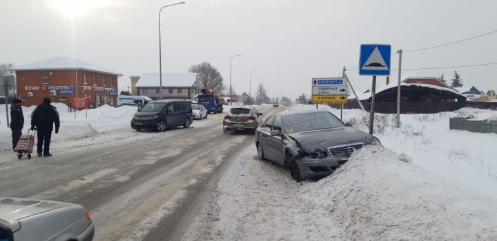 В Лаишевском районе произошло дорожно-транспортное происшествие