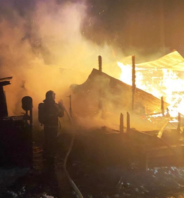 На пожаре в Лаишевском районе недалеко от с. Шуран погиб мужчина