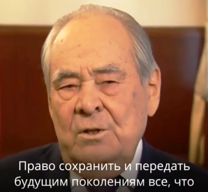 Более миллиона просмотров в соцсетях набрал ролик первого Президента Татарстана