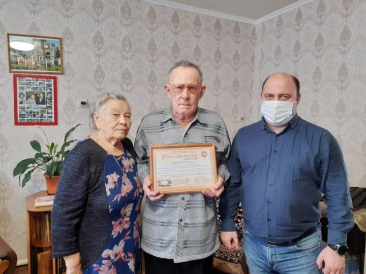 С 85-летием поздравляли заслуженного агронома Татарской АССР Бориса Корнеева