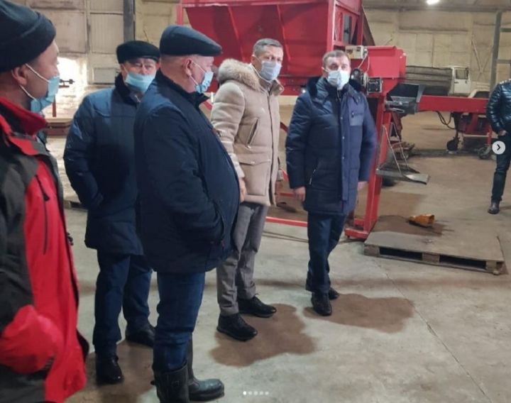 Лаишевский район посетил министр сельского хозяйства Татарстана