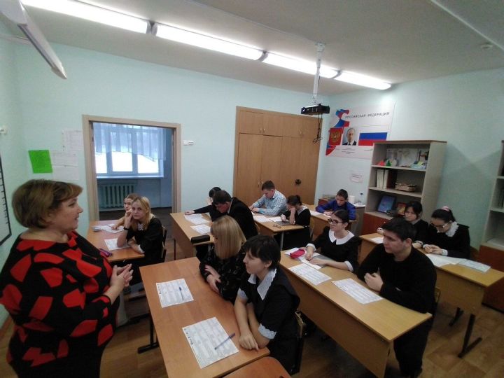 Лаишевские школьники писали тест по истории Великой Отечественной войны