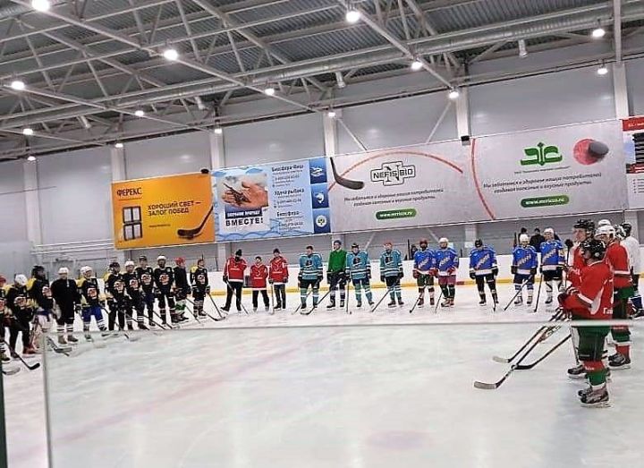 Начались соревнования по хоккею с шайбой на кубок главы района