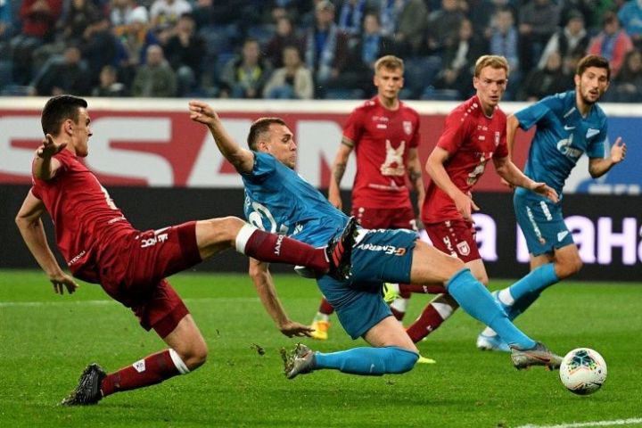 Футбол. Игроки «Рубина» обыграли «Зенит» второй раз в сезоне
