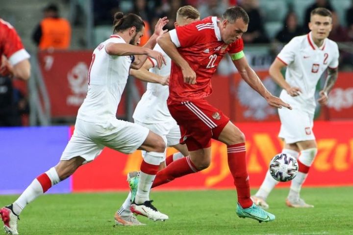 Футбол. Сборная России сыграла вничью с Польшей в контрольном матче