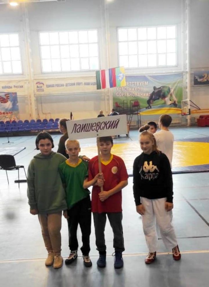 В республиканском турнире по борьбе на поясах Лаишевский район завоевал медали всех достоинств