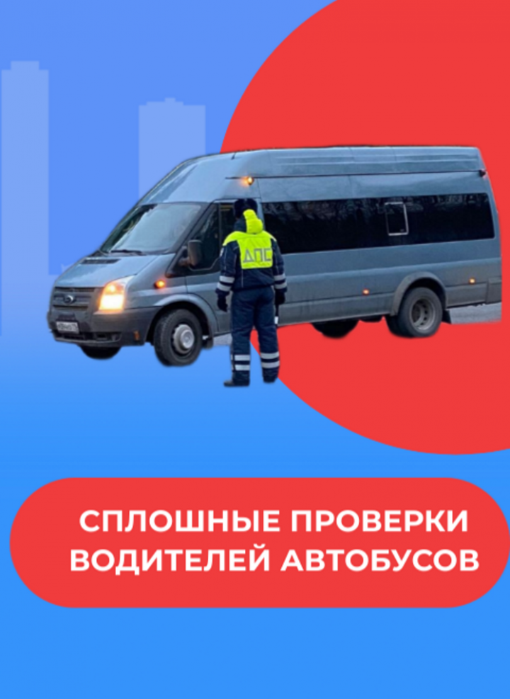В Лаишевском районе в ходе рейда выявили четырех водителей автобусов, нарушивших ПДД