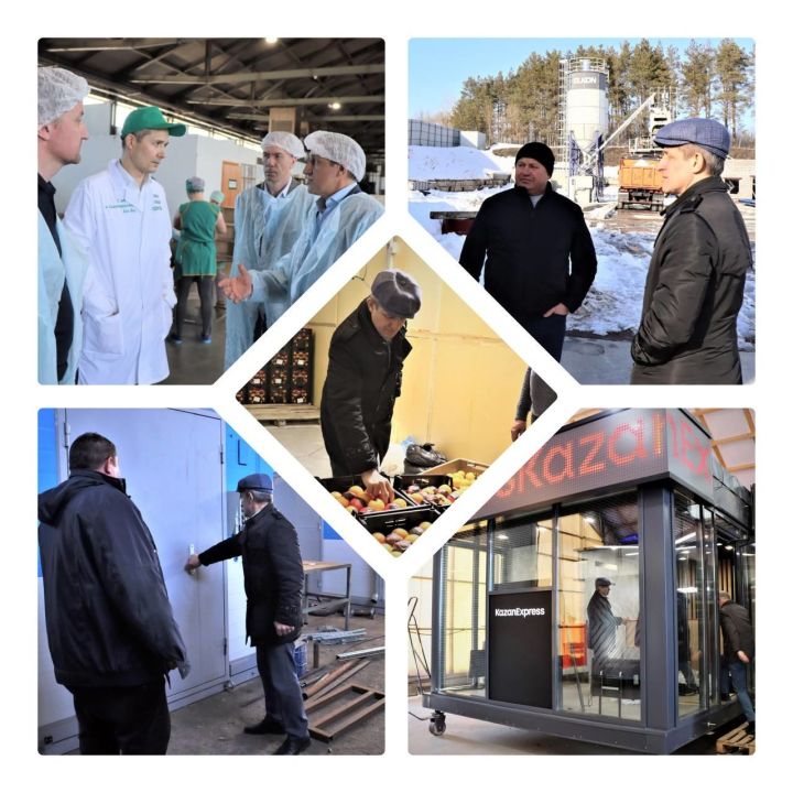 Глава Лаишевского района посетил промышленный парк «Сокуры»
