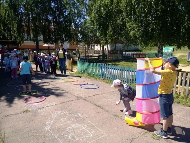 В детском саду «Радуга» прошло соревнование «Летние Олимпийские игры»