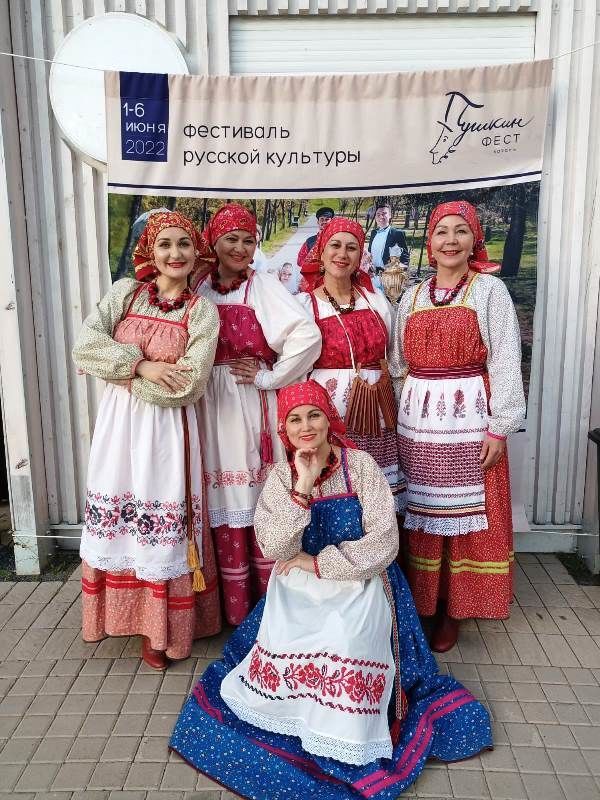 Народный ансамбль «Веснавея» (Габишево) выступал на главной сцене фестиваля русской культуры «Пушкин-фест»