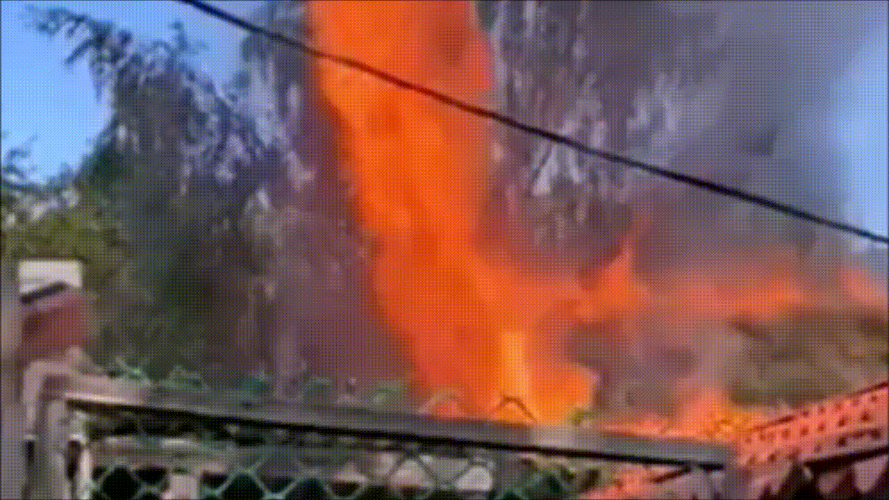 Ирина Городнова поделилась видео с пожара