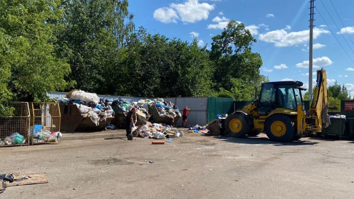 В Лаишевском районе ликвидировали свалку мусора
