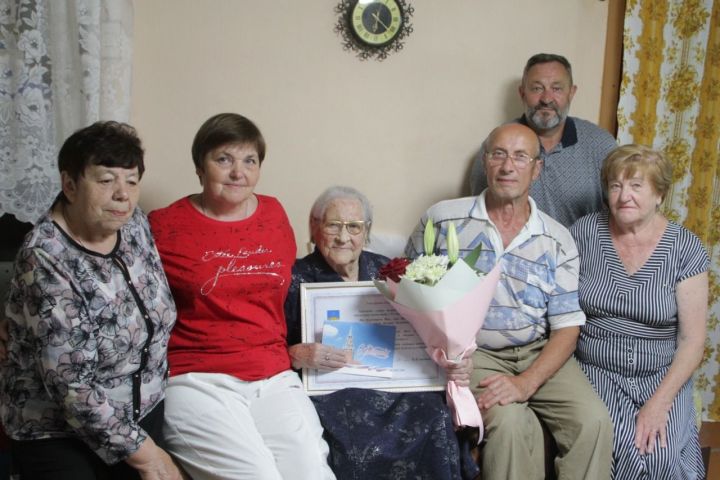 95-летие отметила жительница Лаишева &nbsp;Евдокия Васильевна Мизинова