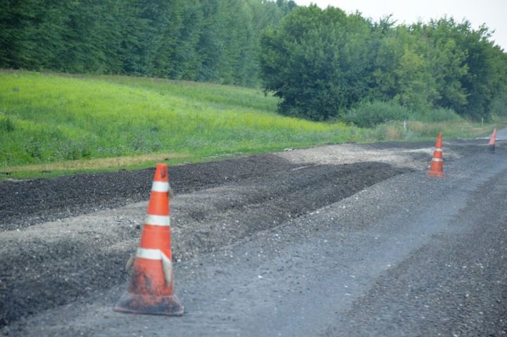 В Лаишевском районе закрыта на ремонт автодорога Лаишево — Чирпы