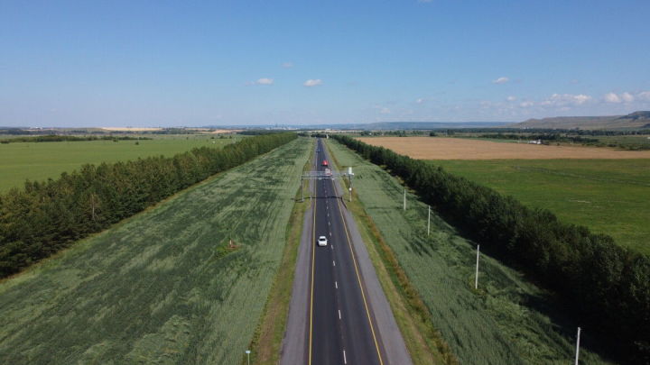 В Татарстане обновили пять участков федеральной автодороги Казань – Оренбург