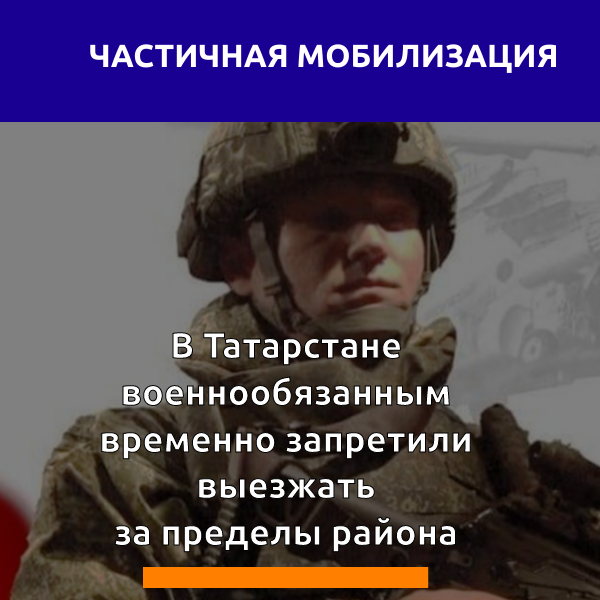 Указ Сергея Погодина запретил военнообязанным жителям Татарстана покидать населенные пункты