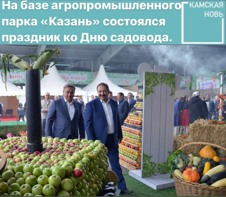 Лаишевский район представил свою продукцию на празднике ко Дню садовода