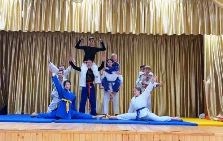 Спортчылар күрсәткеч чыгыш ясауда үзләренең осталыкларын күрсәттеләр