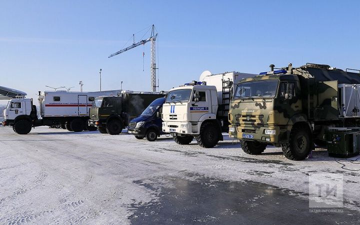 Скопление спецтехники в Татарстане: МЧС России проводит Всероссийские командно-штабные учения