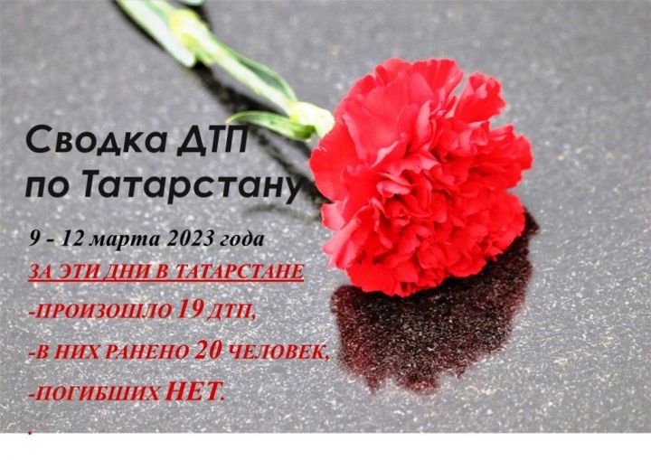 Дорожные войны. На дорогах Татарстана с 9 по 12 марта произошло 19 ДТП