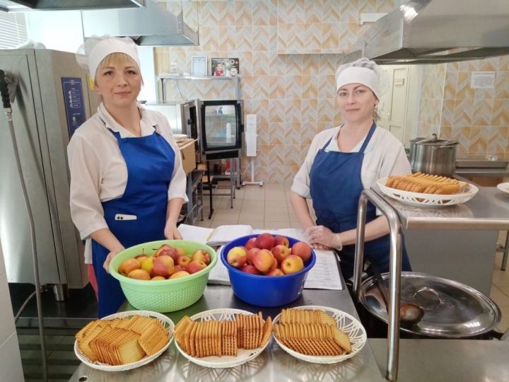 Укучыларның әти-әниләре Лаеш мәктәпләренең берсендә балалар туклануын оештыруны тикшерделәр