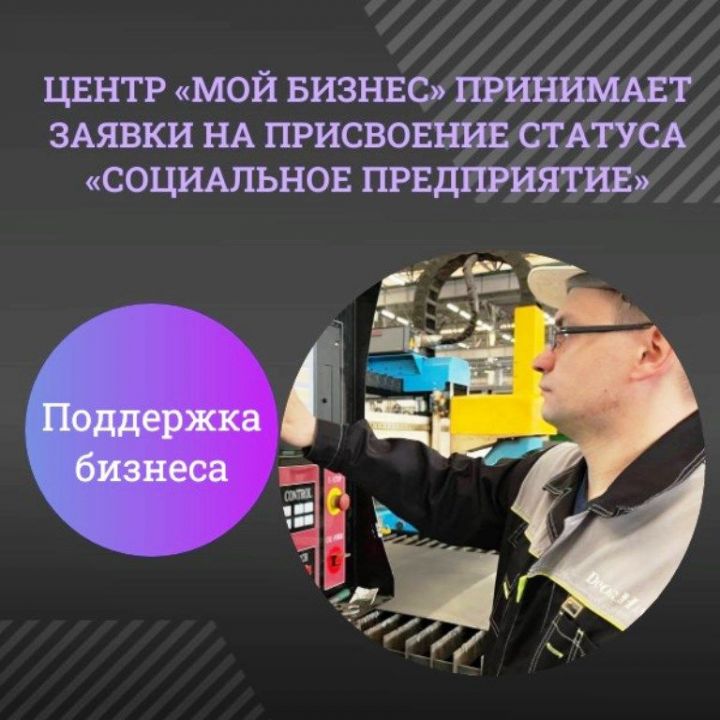 В Татарстане начался прием заявок на присвоение статуса «социальное предприятие»