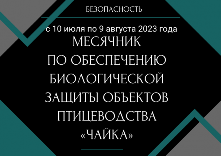 В Татарстане проводится месячник по обеспечению биологической защиты объектов птицеводства