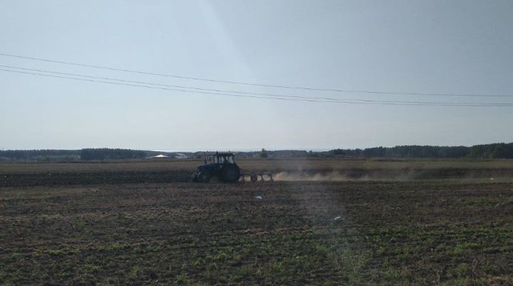 В Лаишевском районе идет вспашка зяби