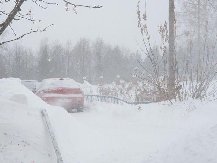 Жителей Лаишевского района предупреждают о метелях и снежных заносах