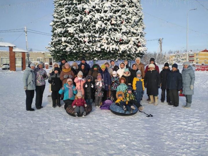 Как в Лаишевском районе дети в зимние каникулы развлекаются