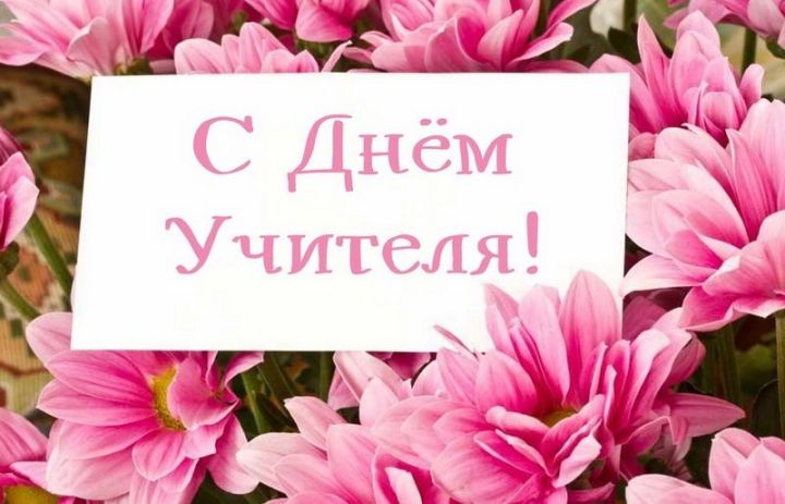 Поздравление главы Лаишевского района с Днем учителя