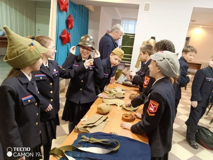 Лаеш районы укучылары Бөек Ватан сугышы тарихына кагылды