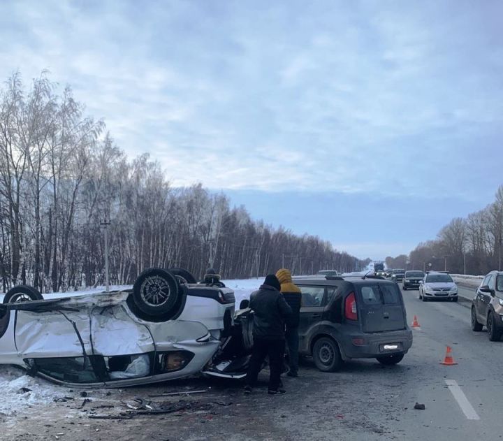 В Лаишевском районе в ДТП попали ребенок и подросток