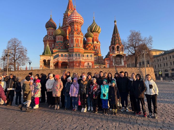 Ученики Пелевской школы посетили на каникулах Москву