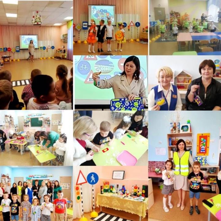 В Столбищенском детском саду «Акварелька» продвигают световозвращающие элементы