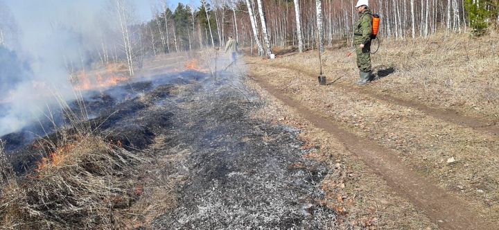 В Лаишевском районе с 15 апреля стартует пожароопасный сезон