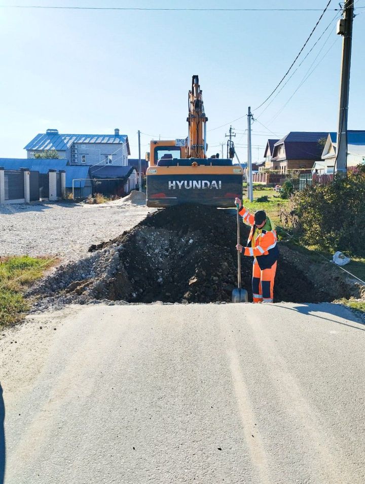 В Лаишево стартовали ремонтные работы на дорогах