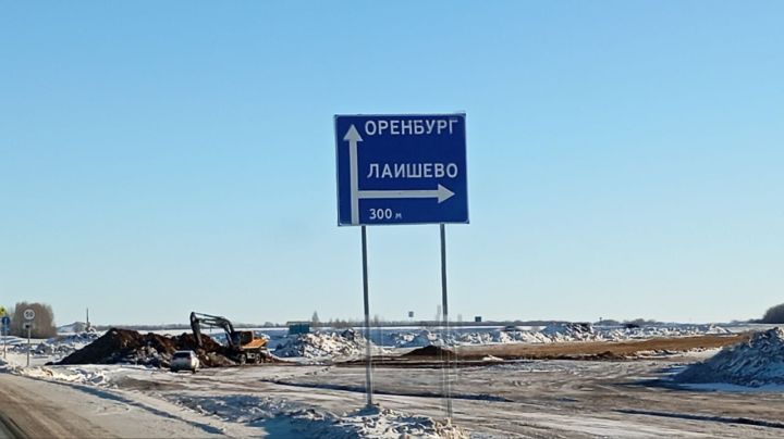 Работам по строительству дорог в Лаишевском районе погодные условия не помеха