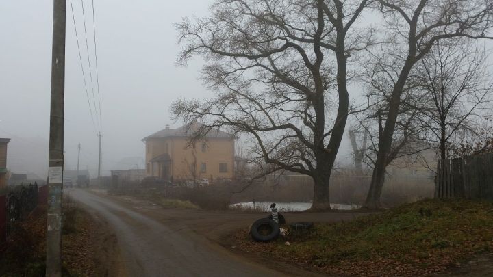 Последняя неделя октября в Лаишевском районе начнется с дождя и тумана