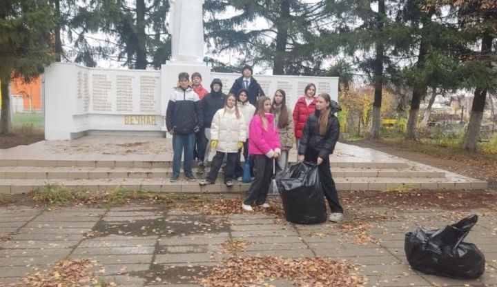 Юнармейцы Лаишевского района участвуют в «Осенней неделе добра»